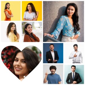 10 Photo Collage Heart Shape Acrylic Wall Photo | Acrylic 10 Pics Collage Wall Decor Gifting 5 10 Photo Collage Multiple Shape Acrylic Wall Photo | Acrylic Photo Collage Heart Shape