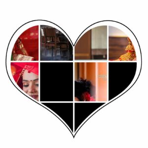 10 Photo Collage Heart Shape Acrylic Wall Photo | Acrylic Photo Collage Heart Shape