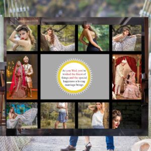 11 photo collage full family acrylic wall photo | Wall Decor Family Photo collage print in acrylic