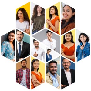 15 Photo Collage Multi Hexagon Shape Acrylic Wall Photo For Gifting | Wall Decor Family Photo Collage