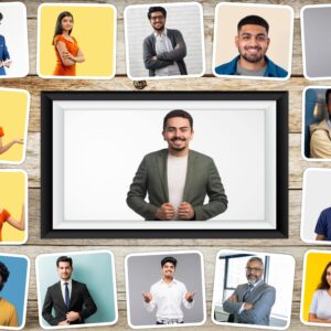 15 Photo Collage Square Shape Wooden Background Acrylic Wall Photo For Gifting 5 15 Photo Collage Square Shape Wooden Background Acrylic Wall Photo For Gifting | Family Photo Collage