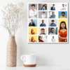 17 Photos Collage Acrylic Wall Photo For Gifting