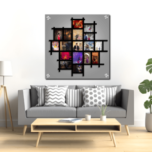 17 Photos Collage Acrylic Wall Photo For Gifting  Wall Decor Photo Collage Acrylic Frame