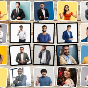 20 Photo Collage Square Shape Wooden Frame Look Acrylic Wall Photo For Gifting 5 20 Photo Collage Square Shape Wooden Frame Look Acrylic Wall Photo For Gifting | Family Photo Collage