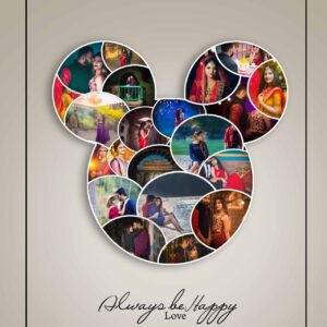 21 Photo Collage Round Shape Acrylic Wall Photo Gift | Family Photo Collage Acrylic Frame 5 21 photo collage 3 round shape acrylic wall photo - 3 round shape Photo collage print in acrylic