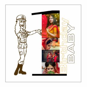 4 Photo Collage Acrylic Wall Photo For Gifting | Number 1 Photo Collage Acrylic Frame