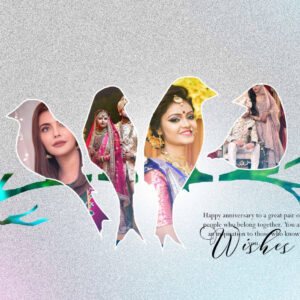 4 Photo Collage Acrylic Wall Photo | 4 Birds Photo Collage Acrylic Frame For Gifting 5 4 photo collage acrylic wall photo | 4 Birds Photo collage Acrylic Frame Best Gift For Friends