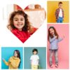 5 Photo Kids Heart Shape Photo Collage Frame For Kids Birthday Gifting | Best Gifting Idea Picture Collage Acrylic Photo