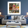 7 Photo Square Shape Photo Collage Acrylic Wall Photo For Gifting  Acrylic Wall Decor