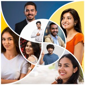 8 Photo Round Multi Shape Photo Collage Gifts For Friends And Family | Acrylic Photo Frame Gift Ideas