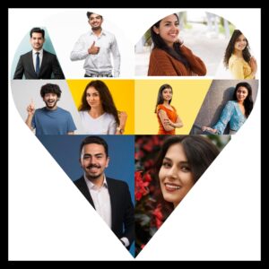 10 Picture Photo Collage Heart Shape Photo Frame For Wall Decor, Living Room & Gifting 7 Collage Photo Frame 10 Picture Collage Heart Shape Pic Collage Photo Wall Decor Gifting