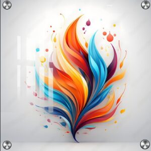 Floral wall art acrylic print new housewarming gifts  Best Wall Decor Acrylic Photo Frame Gift