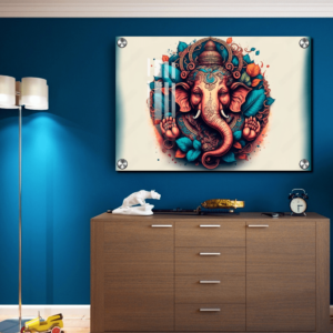 Lord Ganesh Ji Acrylic Photo Painting for wall Housewarming Gifts | Ganesh Ji Photo Wall Decor Gift Idea For Everyone