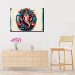 Lord Ganesh Ji Acrylic Photo Painting for wall Housewarming Gifts | Ganesh Ji Photo Wall Decor Gift Idea For Everyone