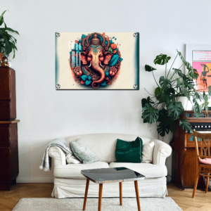 Lord Ganesh Ji Acrylic Photo Painting for wall Housewarming Gifts | Ganesh Ji Photo Wall Decor Gift Idea For Everyone