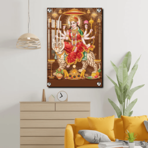 Goddess Durga acrylic photo print wall decor housewarming gifts