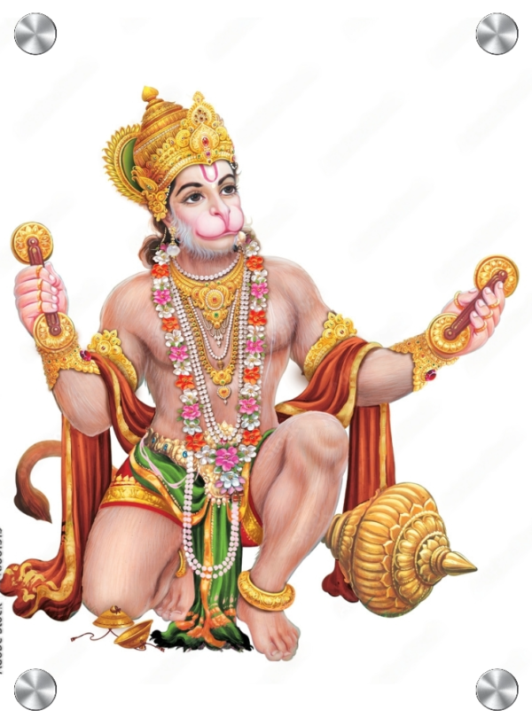 Hanuman Ji Photo In Acrylic Print Wall Art Gifts For House Warming Ceremony | Lord Hanuman Ji Wall Decor Photo