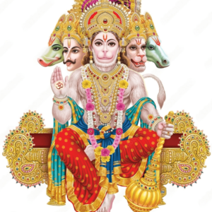 Panchmukhi Hanuman Ji Acrylic Photo Wall Art Housewarming Gifts | Lord Hanuman Ji Wall Hanging Photo