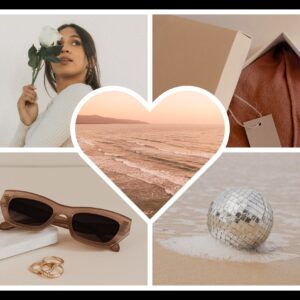 5 Picture Heart Shape Photo Collage For Gifting, Wall Decor & Living Room 4 Photo Frame 5 Picture Heart Shape Photo Collage For Gifting Photo Frame Wall Decor