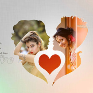 Heart Shape 2 Photo Collage Acrylic Wall Photo | Heart Photo Collage Wall Decor Gifting 5 Heart Shape 2 photo collage acrylic wall photo | Photo collage Acrylic Frame Wall Decor