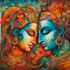 acrylic photo print radha krishna painting for wall decor a perfect house warming gift