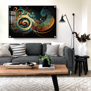 dark and golden music theme wall decor housewarming gift ideas1