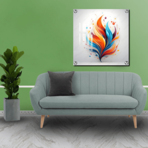 Floral wall art acrylic print new housewarming gifts  Best Wall Decor Acrylic Photo Frame Gift