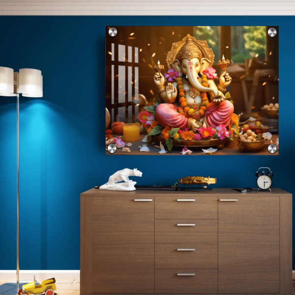 ganesha acrylic photo print wall art housewarming gifts