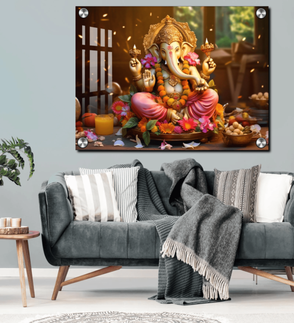 ganesha acrylic photo print wall art housewarming gifts