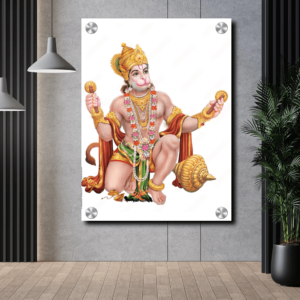 Hanuman Ji Photo In Acrylic Print Wall Art Gifts For House Warming Ceremony | Lord Hanuman Ji Wall Decor Photo