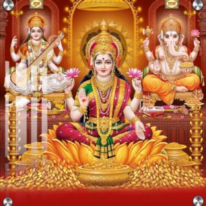 Laxmi Mata Photo In Acrylic Print Gift For House Warming Ceremony | Goddess Laxmi Wall Decor Acrylic Photo Frame