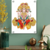 Panchmukhi Hanuman Ji Acrylic Photo Wall Art Housewarming Gifts | Lord Hanuman Ji Wall Hanging Photo