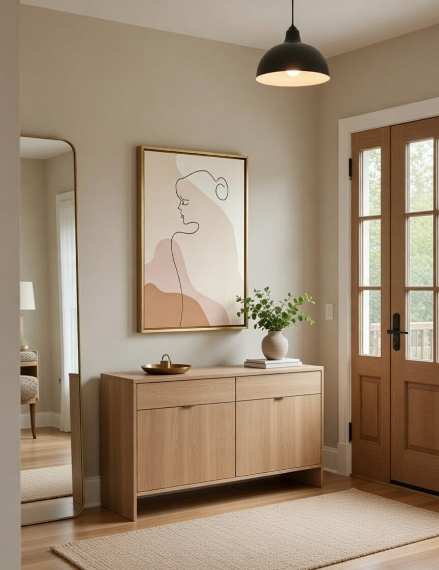 100% Handmade Line Art Canvas Painting Minimalist Abstract Modern Art Wall décor | Painting Gift For Housewarming 4 Handmade Line Art Canvas Painting Minimalist Abstract Modern Art Wall décor