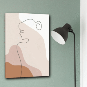 Handmade Line Art Canvas Painting Minimalist Abstract Modern Art