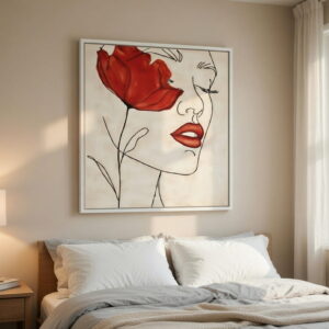 Woman Canvas Art Hand Painted Canvas Floral Hand Painted Wall Art Painting 16 Woman Canvas Art Hand Painted Canvas A Floral Hand Painted Wall Art Painting