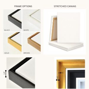 100% Hand Made Abstract Canvas Wall Painting Modern Art Woman Face | Wall Decor & Gift For Housewarming 16 frame types