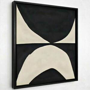 100% Hand Made Canvas Painting Modern Abstract Minimalist Wall Painting | Wall Decor & Gift For Housewarming 14 hand made canvas painting Modern Abstract Minimalist black frame