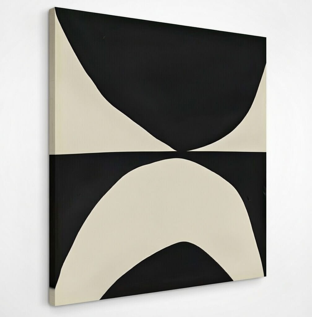 100% Hand Made Canvas Painting Modern Abstract Minimalist Wall Painting | Wall Decor & Gift For Housewarming 4 hand made canvas painting Modern Abstract Minimalist canvas stretched frame