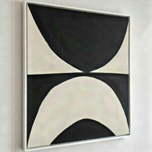 100% Hand Made Canvas Painting Modern Abstract Minimalist Wall Painting | Wall Decor & Gift For Housewarming 13 hand made canvas painting Modern Abstract Minimalist white frame