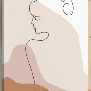 100% Handmade Line Art Canvas Painting Minimalist Abstract Modern Art Wall décor | Painting Gift For Housewarming 12 handmade canvas painting Minimalist Abstract Line Art Modern wall décor canvas stretched frame