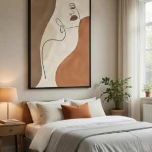 Handmade Abstract Line Art Canvas Painting Buy Online