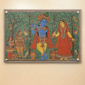 acrylic photo frame radha krishna