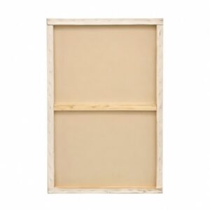 Black And White Abstract Wall Art Set Of 2 Handmade Canvas Painting | Modern Abstract Wall Art 17 back side of the canvas wall painting 2