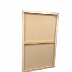 Black And White Abstract Wall Art Set Of 2 Handmade Canvas Painting | Modern Abstract Wall Art 18 back side of the canvas wall painting