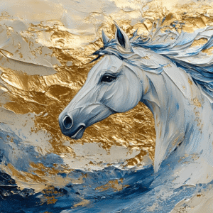 white Horse Painting Acrylic Photo Frame White Horse Decoration Ideas Living Room Horse Home Decor Acrylic Wall Art